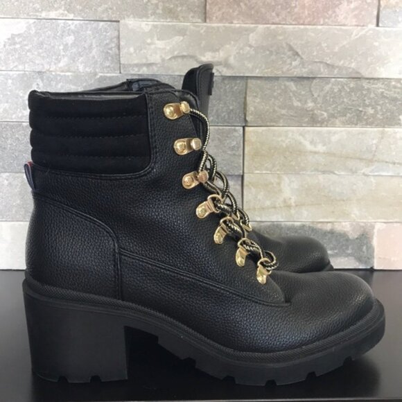 Tommy Hilfiger Abelia Lace-Up Combat Boot - Picture 3 of 8